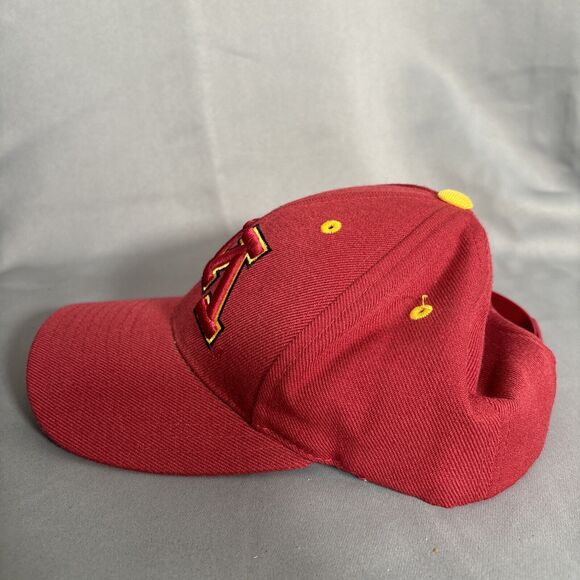 Collegiate Licensed Products Minnesota Golden Gophers Hat Snapback Puma Red Cap - Picture 2 of 8